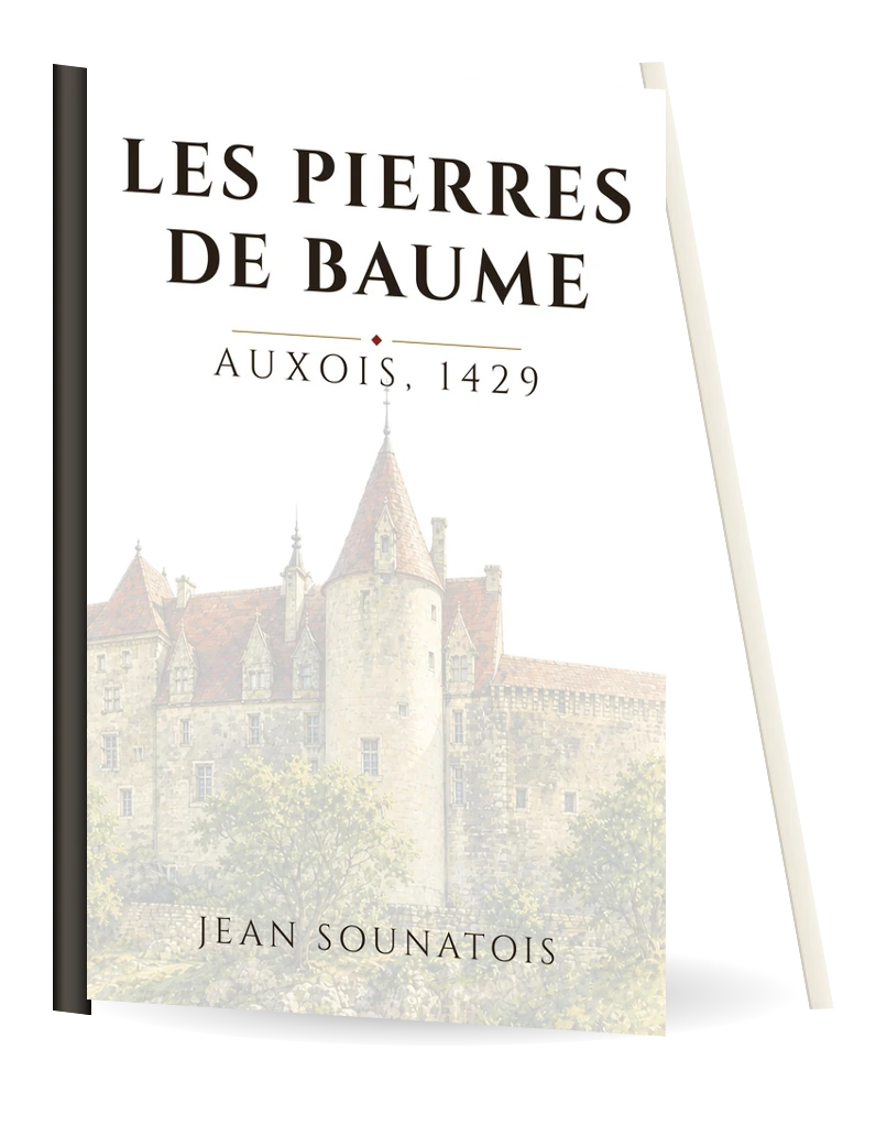 Maquette 3D du livre Les Pierres de Baume